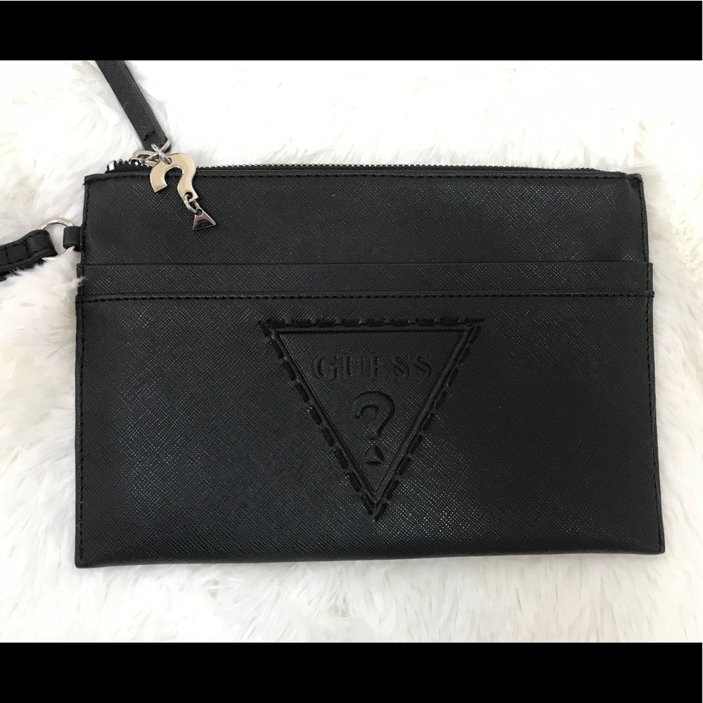 Guess Black Wristlet